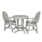 Highwood Usa Hamilton 3pc Round Counter Height Outdoor Patio Furniture Dining Set AD-CNA36-HGR - alternate 1
